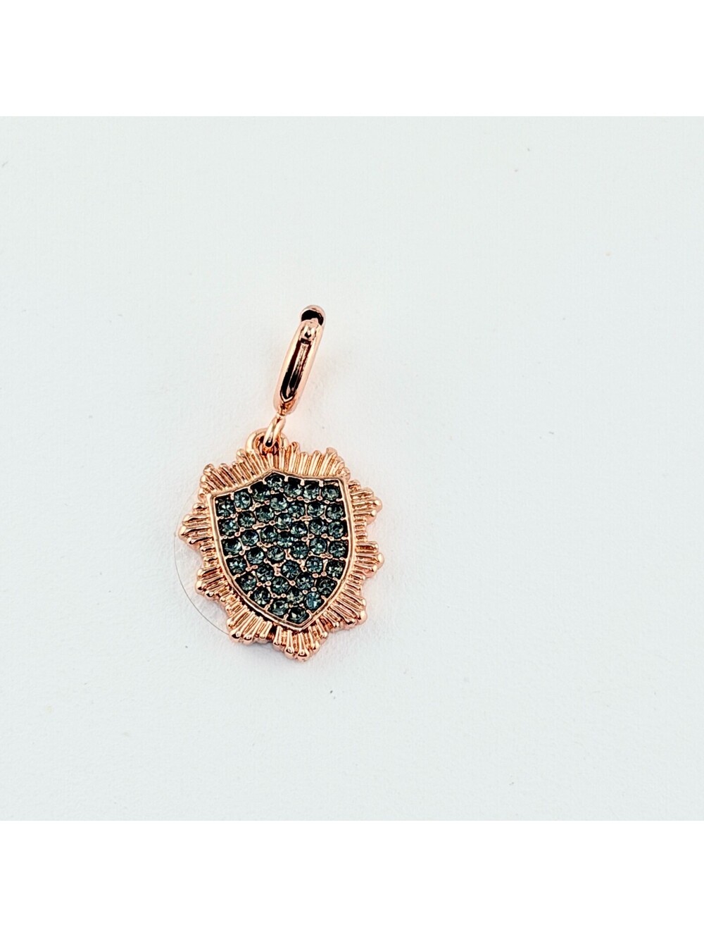 Bomb Party Charm -Shield on Rose Gold Plating